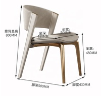 Vente de gros Chaise de salle à manger Mobilier de salle à manger moderne Ensemble table et chaises