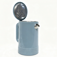Bouilloire électrique portable sans fil de nouvelle conception, 1,7 L, couleur personnalisée, double couche, ébullition rapide, arrêt automatique, usage domestique