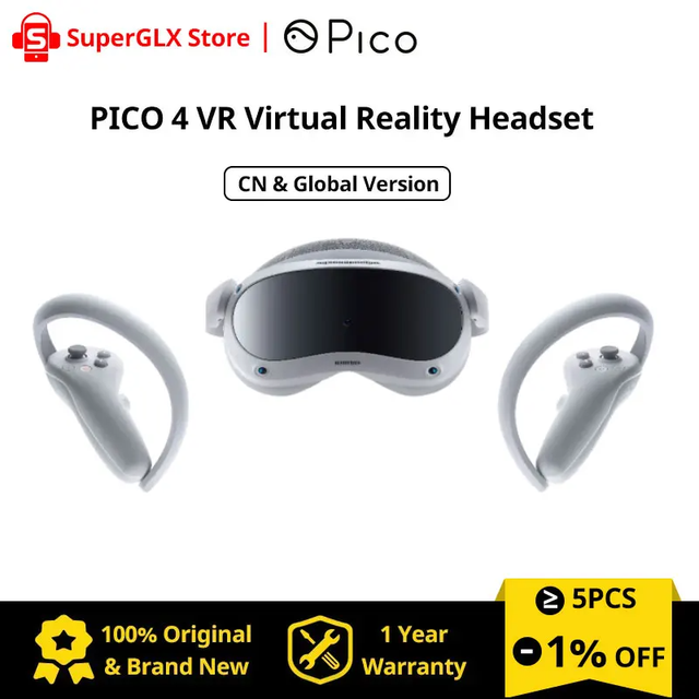 Auriculares PICO 4 VR Originales, Soporte Para Seguimiento De Ojos, Captura De Facial, Pico4 Pro VR, Para SteamVR