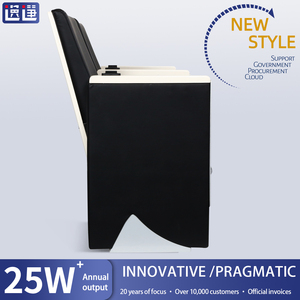 Chaises d'auditorium modernes avec port de charge USB Sièges de théâtre ergonomiques Design confortable pour de longues représentations pour l'église - Product Image 2