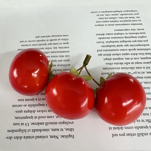 Branche de tomate cerise artificielle en mousse Queyiyi Flowers pour la décoration de balcon, cuisine ou fenêtre - Product Image 2