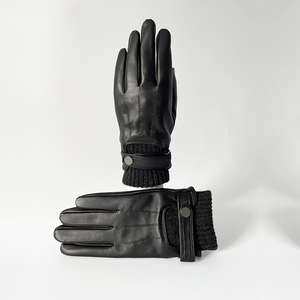 Fabrikant Custom Touchscreen Schapenvacht Mannen Beste Leren Handschoenen Voor De Winter - Product Image 2