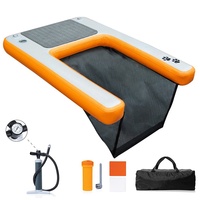 Échelle pour chien divertissement aquatique EVA tapis antidérapant yacht combinaison gonflable planche de surf tapis d'escalade pour animaux de compagnie