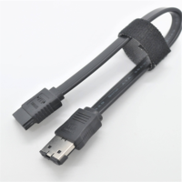 Cable ESATA a SATA 3 de Alta Velocidad para Discos Duros Intercambiables en Caliente, con Construcción de PVC y Aluminio, para Uso con Escáner de Código de Barras
