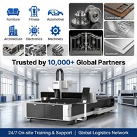 Machine de découpe laser fibre CNC pour tôles métalliques LF3015LN 3 axes, refroidissement par eau, IA, source Raycus 1500W 3000W