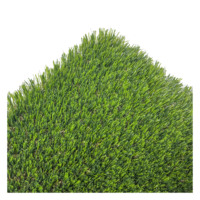 Realistischer Luxus Allwetter runder grüner Matten teppich 4 M x 25 m 2x25m künstliches grünes Gras für Hinterhof-Garten dächer