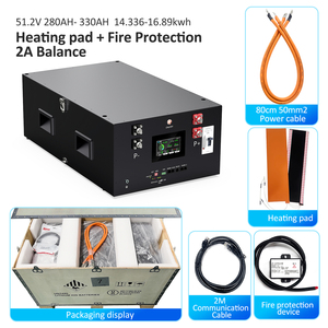 Baterí<span class=keywords><strong>a</strong></span> Lifepo4 de 48V 51.2V 300Ah 330Ah 15Kwh 16Kwh con BMS JK V19 para Almacenamiento de Energí<span class=keywords><strong>a</strong></span> Doméstica, Envío DDP Libre de Impuestos desde la UE - Product Image 2
