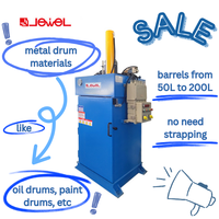 Bonne qualité acier métal utilisé baril d'huile compacteur presse Machine broyeur à tambour pour les déchets huile peinture tambour recyclage