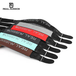 Tracolla per Chitarra Multi-Colore Real Mission, Design Imbottito Confortevole, Estremità in Pelle, Regolabile in Metallo, Lunghezza 110-130cm, Larghezza 7cm, in <span class=keywords><strong>Nylon</strong></span> - Product Image 6