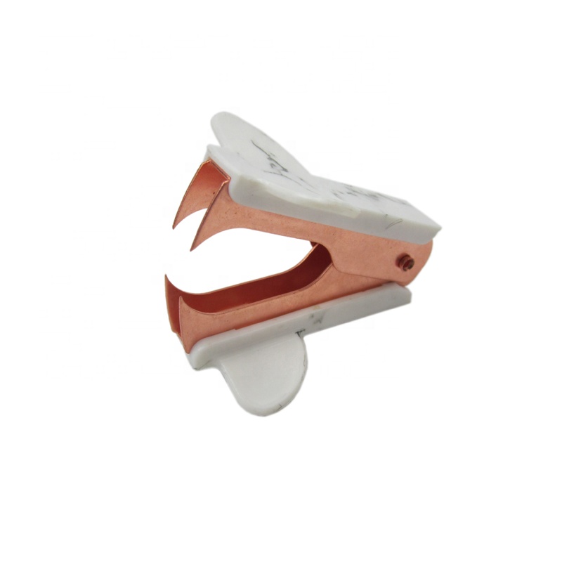 Необычный мраморный цветочный принт для офиса, новый дизайн, новинка, степлер, скобы, съемник штифтов