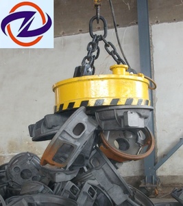 Portabrocas electromagnético magnético de excavadora de elevación de chatarra de Metal de alta resistencia para excavadora/grúa/carretilla elevadora de 2-35T fábrica Original OEM ODM - Product Image 1