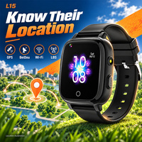 Nouvelle montre connectée pour enfants L15 avec GPS 4G, appels, localisation, compteur de pas, écran tactile, étanche, pour garçons et filles, usage quotidien à l'école