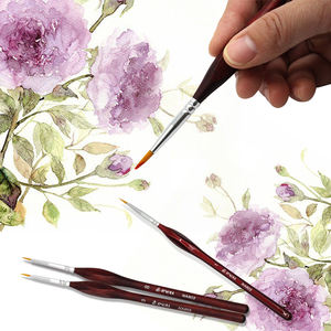 Hook Line Fine Professional Paint Brush Miniatur-Kunst pinsel zum Zeichnen von Gouache-Ölgemälde pinsel - Product Image 5