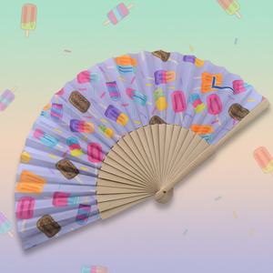Éventail pliant en bambou personnalisé avec logo, style européen traditionnel espagnol, écologique, vente en gros, portable pour promotion - Product Image 5