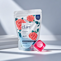 Sachets en plastique personnalisés de qualité supérieure pour lessive, avec poignée, résistants à l'humidité, 500 ou 1000 pièces