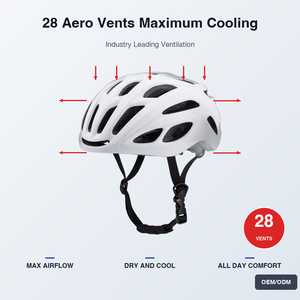 <span class=keywords><strong>Casque</strong></span> de vélo 28 aérations couleur caméléon pour adulte avec lumière arrière rechargeable, <span class=keywords><strong>casque</strong></span> de cyclisme route VTT OEM ODM - Product Image 5