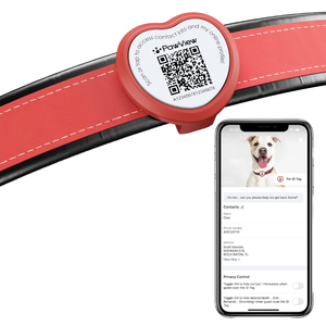 อุปกรณ์ติดตามสัตว์เลี้ยงแบบมัลติฟังก์ชั่น หลายสี รองรับ NFC ผลิตจากซิลิโคนเกรดอาหาร เชื่อมต่อแอปเฉพาะ สามารถบันทึกข้อมูลสัตว์เลี้ยง <span class=keywords><strong>วาด</strong></span>ภาพ และตั้งเตือนได้ - Product Image 1