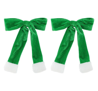 Pinces à cheveux en velours en gros, épingles à cheveux en ruban doux et moelleux pour filles et femmes, accessoires pour cheveux pour fêtes de Noël