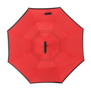 Custom Logo Windproof Reverse Umbrella Hands Free Double Layer Rain Protection for Outdoor Giveaways - Product Image 3