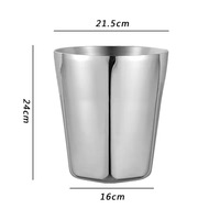Nouveau design 2025 – Seau à glace de luxe en acier inoxydable pour whisky et vin, idéal pour usage commercial, mariages, fêtes et bars