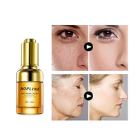 Sérum Visage Anti-Âge et Anti-Rides au Caviar, Peptides et Vitamine C Liquide Minérale Bio, Marque Blanche, Contre les Cernes, Pour Tous Types de Peau