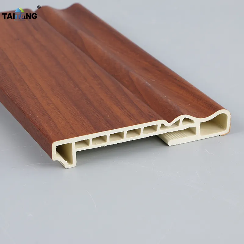 Lớp phủ chống trượt WPC ngoài trời decking Board panneau bức tranh tường WPC tường trần