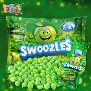 Bonbons à mâcher croustillants et enrobés, saveur pomme acidulée, certifiés Halal, style Skittles miniatures 16g, les plus vendus sur TikTok, en gros - Product Image 1