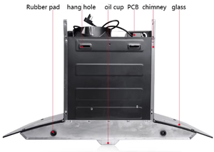 Campana extractora de 70cm para electrodomésticos, campana extractora de cocina, campana extractora de chimenea Vertical - Product Image 4