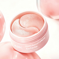 KOEC PDRN Rétinol Caféine Patchs pour les yeux Masque en gel de collagène Anti-âge Cernes Rides Hydratant Soin sous les yeux