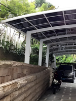 Auvent transparent en polycarbonate massif avec support en plastique pour véranda extérieure, fenêtre, protection contre la pluie