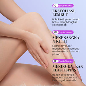 คอร์เมซิค ผลิตภัณฑ์ขัดผิวสูตรอ่อนโยน ปริมาณ 250 มล. ได้รับการรับรองจาก Bpom ช่วยเพิ่มความยืดหยุ่น กลิ่นลาเวนเดอร์และโพลีเปปไทด์ สำหรับอาบน้ำและสครับผิว - Product Image 2