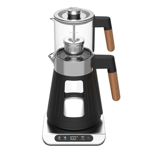<span class=keywords><strong>Elettrodomestici</strong></span> Smart Hotsy: Samovar Elettrico Turco in Vetro da 0,8L e Bollitore per Latte da 1,6L in Vetro Borosilicato - Product Image 4