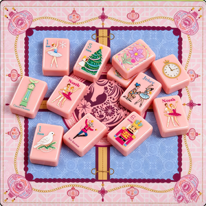 Juego <span class=keywords><strong>de</strong></span> Mahjong <span class=keywords><strong>de</strong></span> Lujo con Diseño <span class=keywords><strong>de</strong></span> <span class=keywords><strong>Cascanueces</strong></span> y <span class=keywords><strong>Ballet</strong></span>, 160 Piezas, Moderno, <span class=keywords><strong>de</strong></span> Una Sola Capa, Fichas <span class=keywords><strong>de</strong></span> Mahjong Americanas Personalizadas <span class=keywords><strong>de</strong></span> Acrílico Rosa para Entretenimiento - Product Image 1