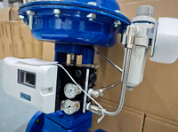 Válvulas de control chinas con Spirax Sarco KE73 DN15 PN25 Válvula de control neumático SP7 Pro válvula posicionador actuador PN9123E