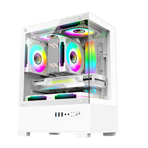 LY nuevo estilo fábrica <span class=keywords><strong>Mini</strong></span> <span class=keywords><strong>Pc</strong></span> case Spcc 0,7mm pequeña oficina y Gaming <span class=keywords><strong>PC</strong></span> case USB 3,0 Metal <span class=keywords><strong>PC</strong></span> Tower Matx gabinete para Gamer - Product Image 2