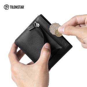 TILONSTAR TVW101-a - Cartera Bifold de Diseño Original para Hombre, con Compartimento para Monedas, Tarjetero de Cuero con Protección RFID - Product Image 3