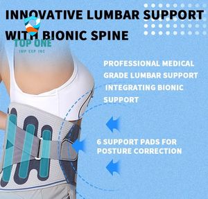 Top One Super Tight Lumbar Brace con almohadilla de calefacción Cinturón de soporte de cintura de compresión para el dolor de espalda baja - Product Image 3