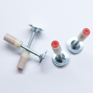 Clous à poudre de 27 mm avec rondelle en acier pour <span class=keywords><strong>bois</strong></span>, béton, mur, plafond, clous intégrés pour mini cloueur, clous de fixation, tête ronde - Product Image 1