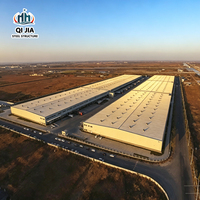 Entrepôt à structure en acier entièrement fermé - Bâtiment métallique isolé pour un stockage industriel et logistique sécurisés