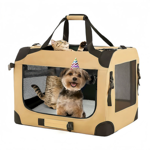 Vente flash : Cage de transport pour animaux de compagnie, moderne, luxueuse, pliable, grande capacité, pour <span class=keywords><strong>chien</strong></span> et chat, portable, pour l'extérieur - Product Image 2