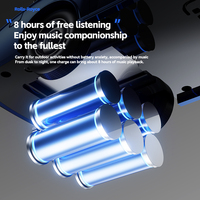 Mobil Retro untuk Speaker V5.3 dengan Lampu LED RGB AI Smart Wireless 5-10W Suara Hi-Fi Dekorasi Rumah Unik Hadiah untuk Pria