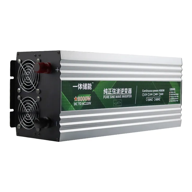 Năng lượng mặt trời biến tần 12V 24V 48V để AC 220V 8000W tinh khiết Sine Wave năng lượng mặt trời Power Inverter biến áp chuyển đổi tần số điện áp