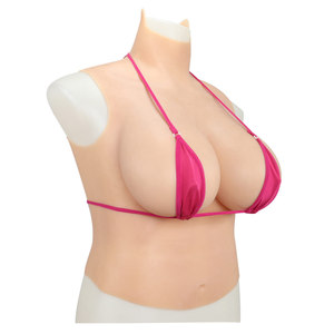 Prótesis de Senos de Silicona OEM/ODM, Pechos Falsos, Formas de Senos Talla B-K, Placas de Senos para Transgénero, Cosplay, Drag Queen - Product Image 1