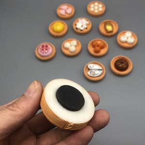 Hot Sale Modern Medium 3D Metal Resin Magnetic Refrigerator <b>Sticker</b> Kitchen Food Fridge Magnets Promotional Product - Product Image 3