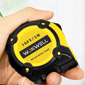 High Quality 5m/16ft Retractable Compact Steel Plastic Measuring Tape Custom Logo New ABS Case for Imperial Metric Measurements - Product Image 4