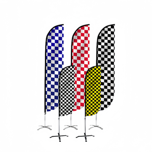 Custom Logo Promotional Sport Feather Flag Banners Popular Outdoor Advertising Event Accessory