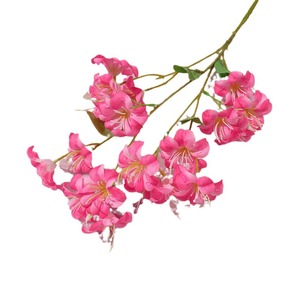 Bouquets de fleurs artificielles en forme de trompette, fleurs en soie, décorations de mariage, ornement de salon, vente en gros - Product Image 5