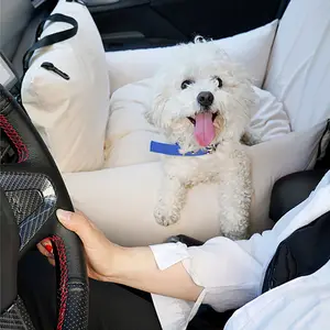 आरामदायक सुरक्षित वियोज्य पोर्टेबल छोटे कुत्तों पिल्ला यात्रा कुत्ते के लिए कार सीट