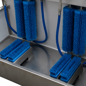 Máquina Profesional para Lavar Botas con Boquillas <span class=keywords><strong>de</strong></span> Pulverización <span class=keywords><strong>de</strong></span> Agua y Potencia <span class=keywords><strong>de</strong></span> 0.6kW para Control <span class=keywords><strong>de</strong></span> Higiene en Laboratorios y Fábricas - Product Image 3