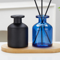 Meilleur prix – Flacons diffuseurs à bâtonnets noirs mats de luxe personnalisés de 50 ml, 100 ml, 150 ml, 250 ml avec bouchon à vis et emballage écologique